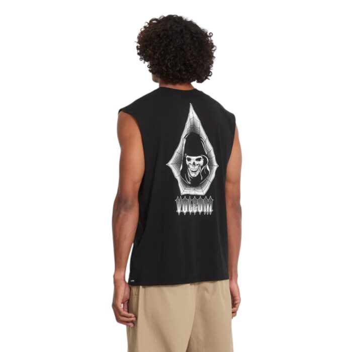VOLCOM GAMMA DOOM TANK TOP BLACK - Image 2