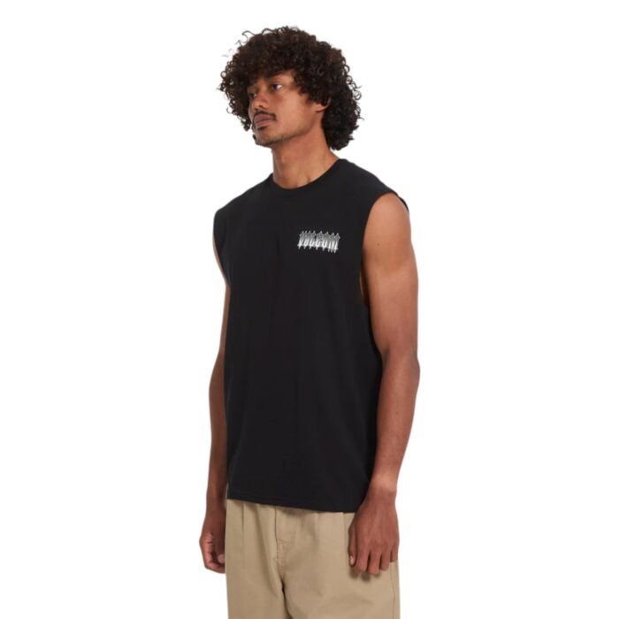 VOLCOM GAMMA DOOM TANK TOP BLACK - Image 3