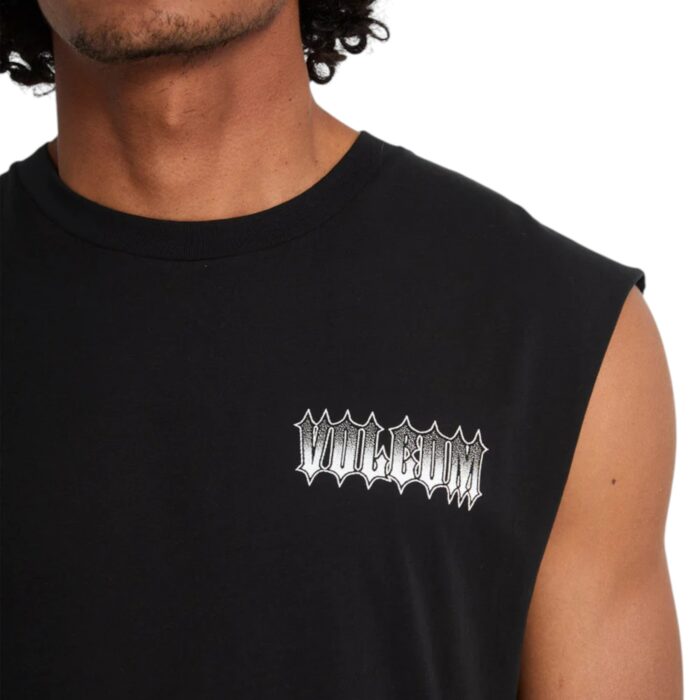 VOLCOM GAMMA DOOM TANK TOP BLACK - Image 5