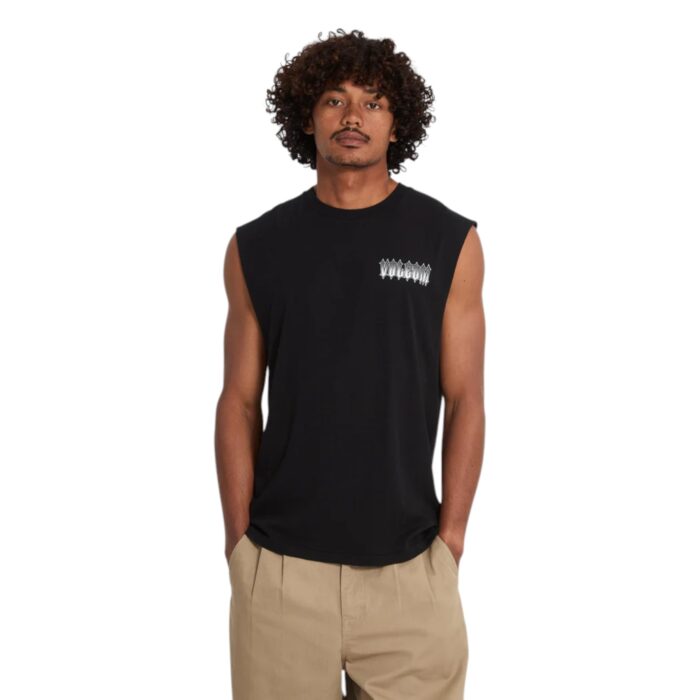 VOLCOM GAMMA DOOM TANK TOP BLACK - Image 4