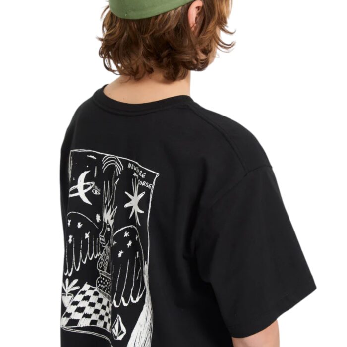 VOLCOM KIDS NOWHERE T-SHIRT BLACK - Image 7