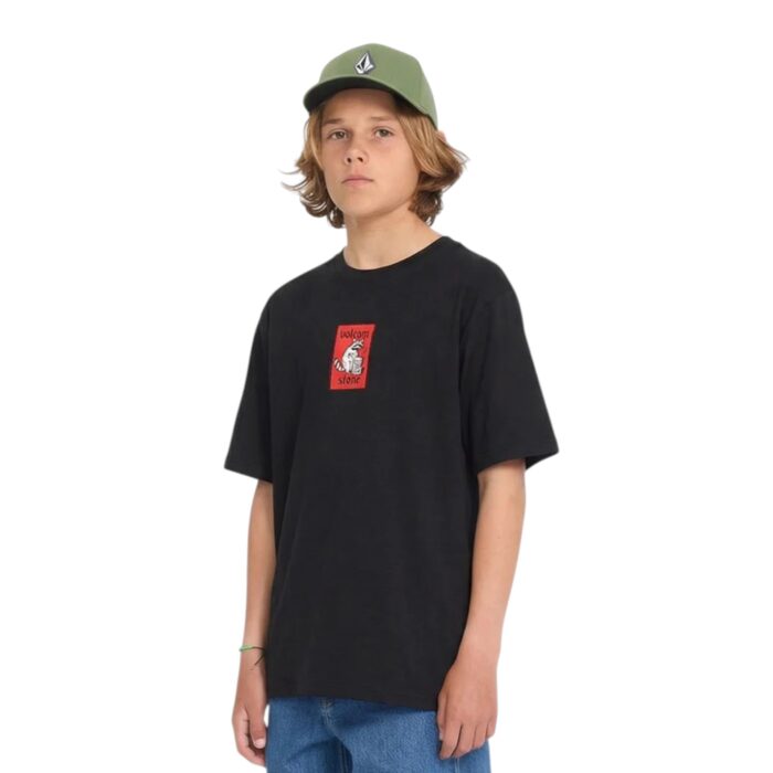 VOLCOM KIDS ROCKOUT T-SHIRT BLACK - Image 3