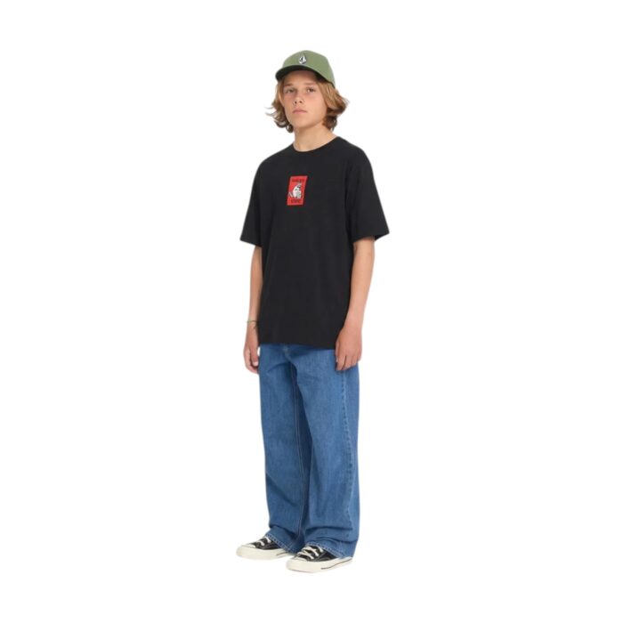 VOLCOM KIDS ROCKOUT T-SHIRT BLACK - Image 7