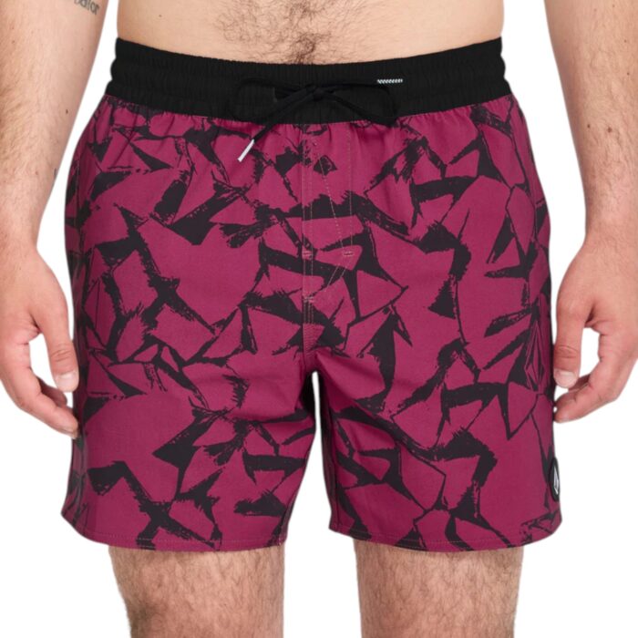 VOLCOM LIDO PRINT TRUNK 16 BOARDSHORT SANGRIA - Image 4