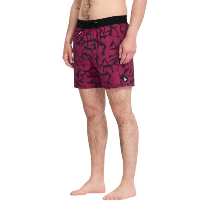 VOLCOM LIDO PRINT TRUNK 16 BOARDSHORT SANGRIA - Image 3