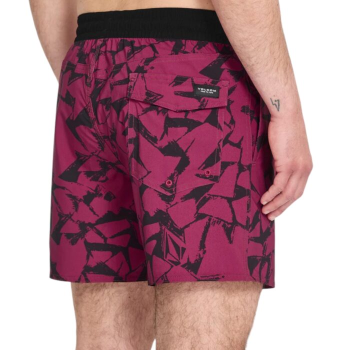 VOLCOM LIDO PRINT TRUNK 16 BOARDSHORT SANGRIA - Image 5