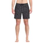 VOLCOM MELANGE TRUNK 17 BOARDSHORT ASPHALT BLACK