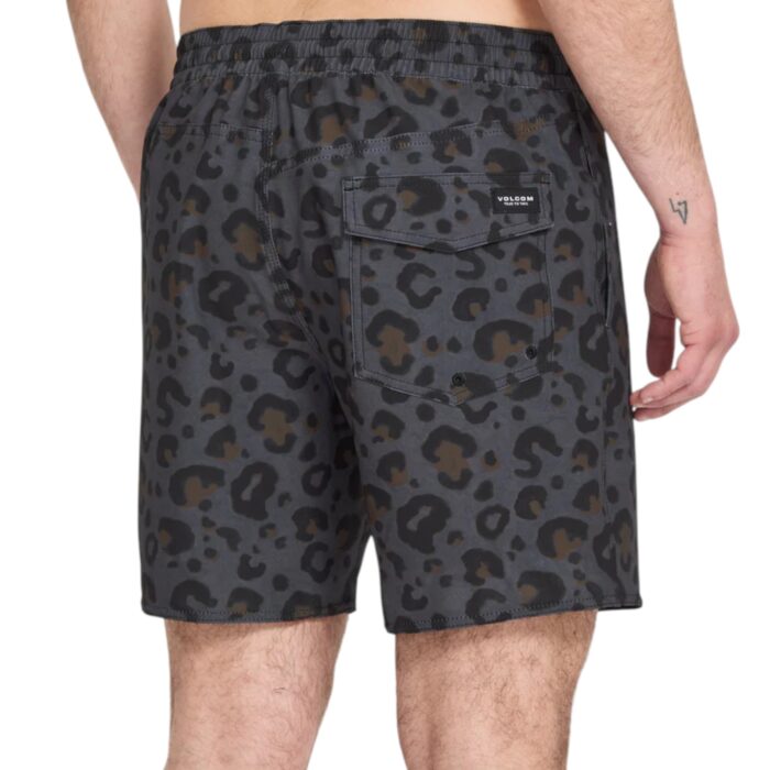 VOLCOM MELANGE TRUNK 17 BOARDSHORT ASPHALT BLACK - Image 5