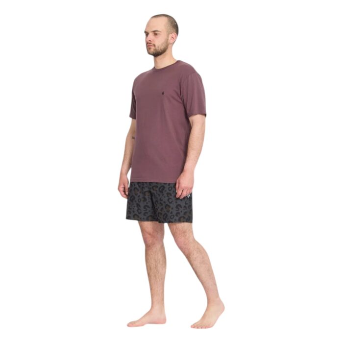 VOLCOM MELANGE TRUNK 17 BOARDSHORT ASPHALT BLACK - Image 6