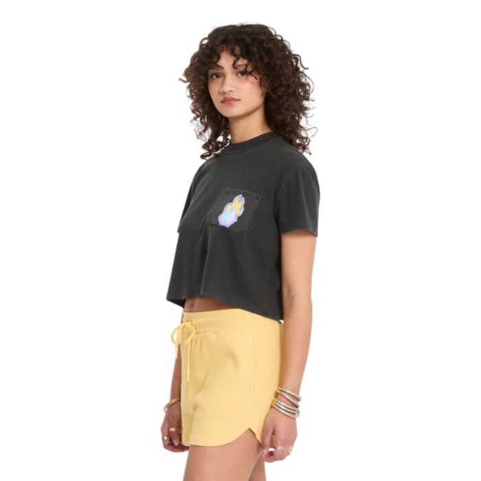 VOLCOM POCKET DIAL T-SHIRT VINTAGE BLACK - Image 3