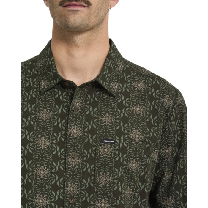 VOLCOM SCALER STONE SHIRT AQUADRON GREEN - Image 4