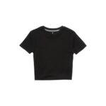 VOLCOM VOLCOMSTONE TIGHT CROP TOP BLACK - Image 6