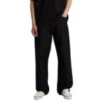 VANS CHECK-5 LOOSE DENIM TROUSERS BLACK RINSE
