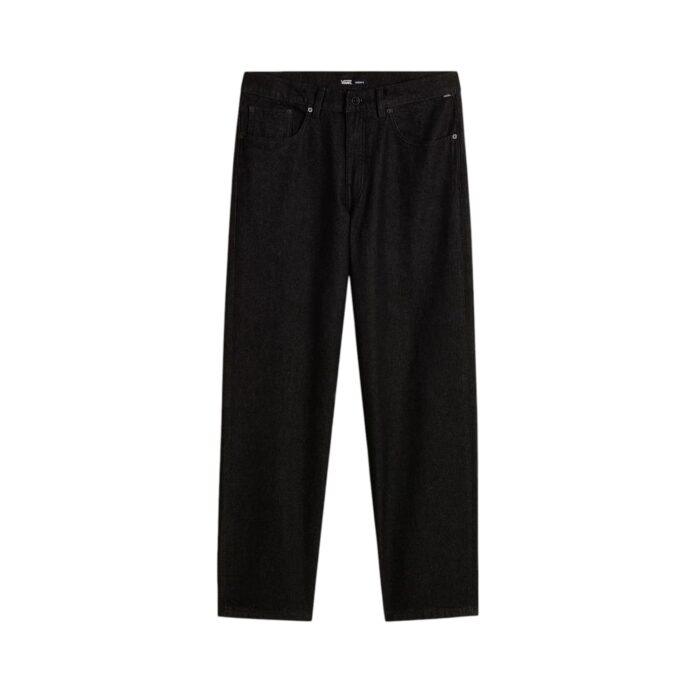 VANS CHECK-5 LOOSE DENIM TROUSERS BLACK RINSE - Εικόνα 5