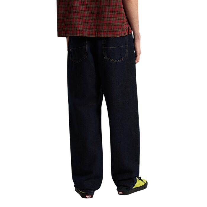 VANS CHECK-5 LOOSE DENIM TROUSERS BLUE RINSE - Εικόνα 2