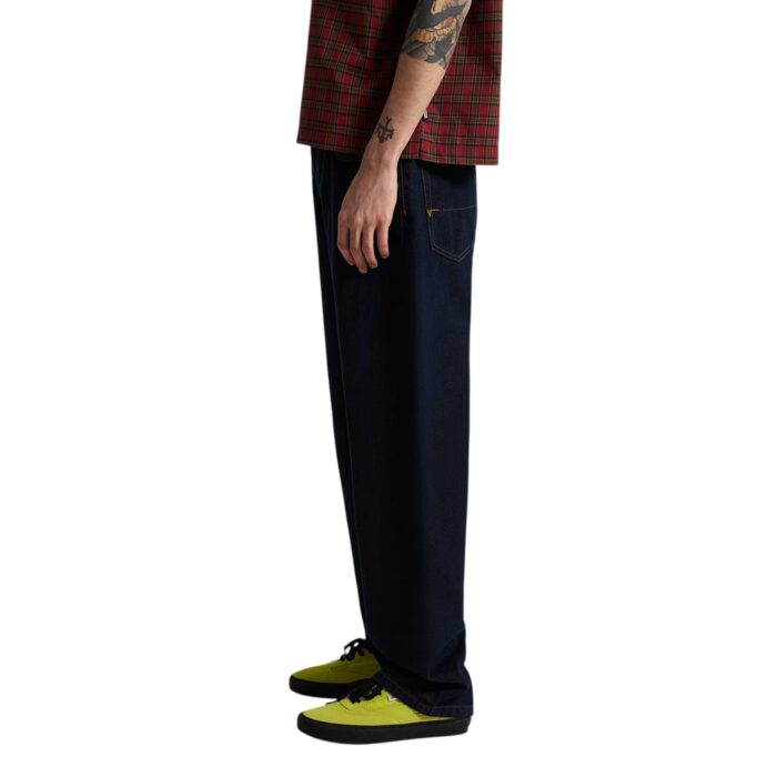 VANS CHECK-5 LOOSE DENIM TROUSERS BLUE RINSE - Εικόνα 3