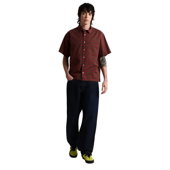 VANS CHECK-5 LOOSE DENIM TROUSERS BLUE RINSE - Εικόνα 4