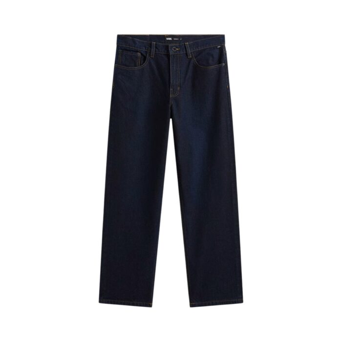 VANS CHECK-5 LOOSE DENIM TROUSERS BLUE RINSE - Εικόνα 5