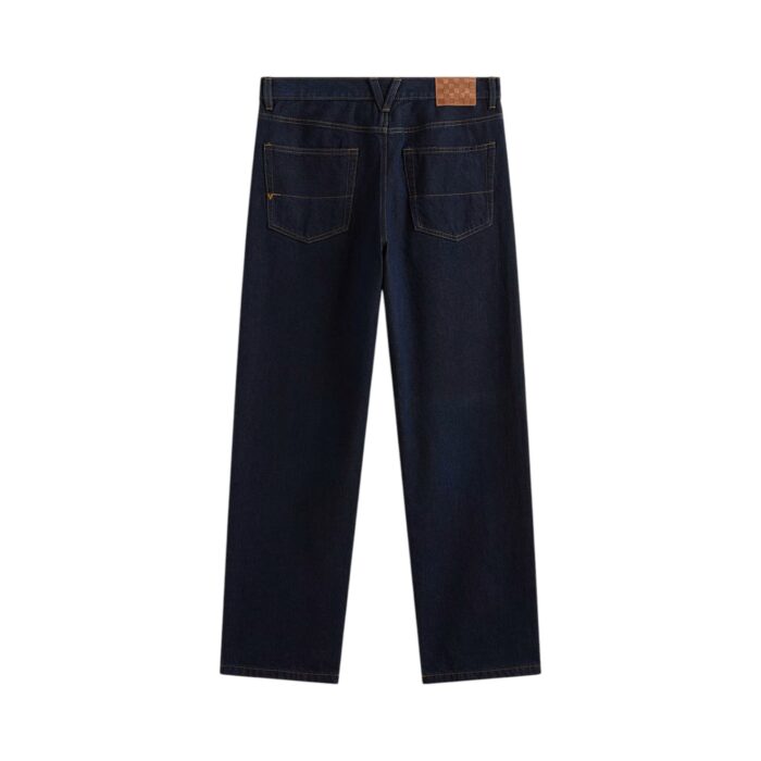 VANS CHECK-5 LOOSE DENIM TROUSERS BLUE RINSE - Εικόνα 6
