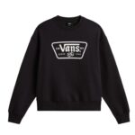 VANS KNU PATCH CREW SWEATSHIRT BLACK - Εικόνα 4