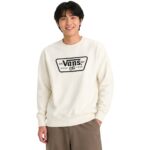 VANS KNU PATCH CREW SWEATSHIRT MARSHMALLOW