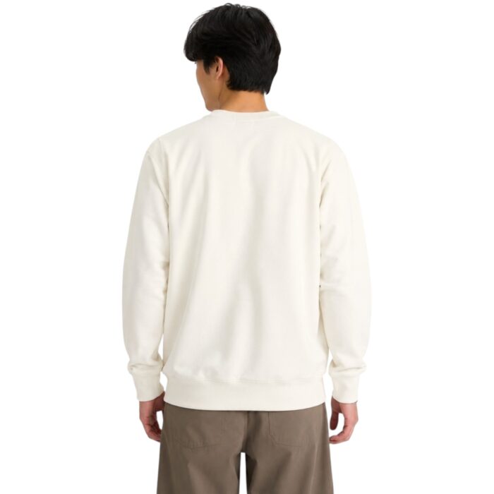VANS KNU PATCH CREW SWEATSHIRT MARSHMALLOW - Εικόνα 3
