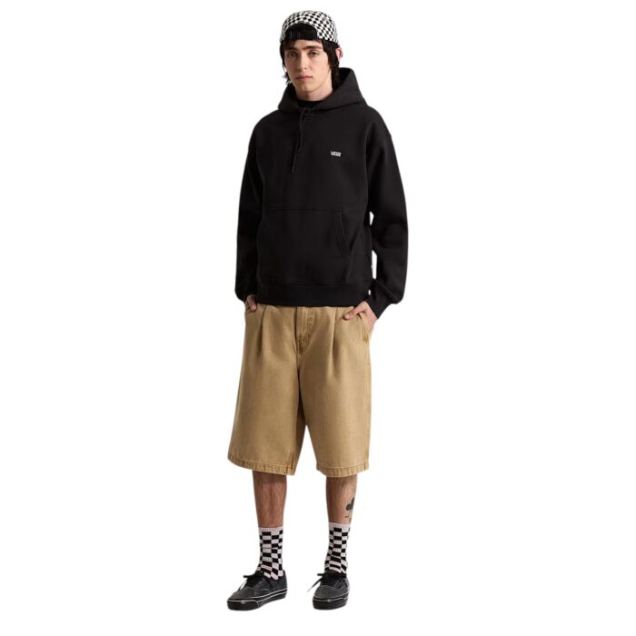 VANS LEFT CHEST II LOGO HOODIE BLACK - Εικόνα 4