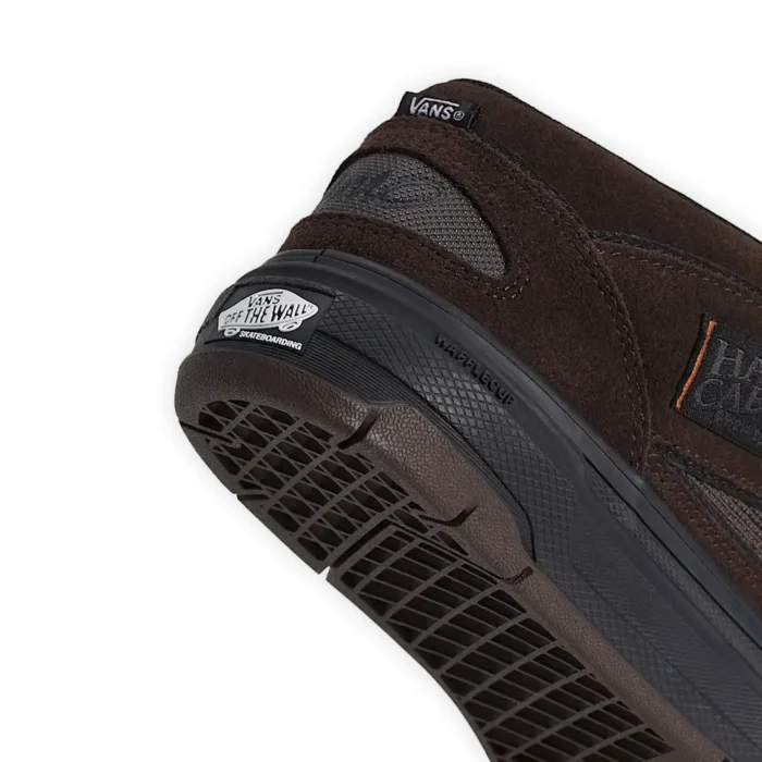 VANS SKATE HALF CAB WAFFLECUP SHOES RIZZO BROWN BLACK - Εικόνα 3