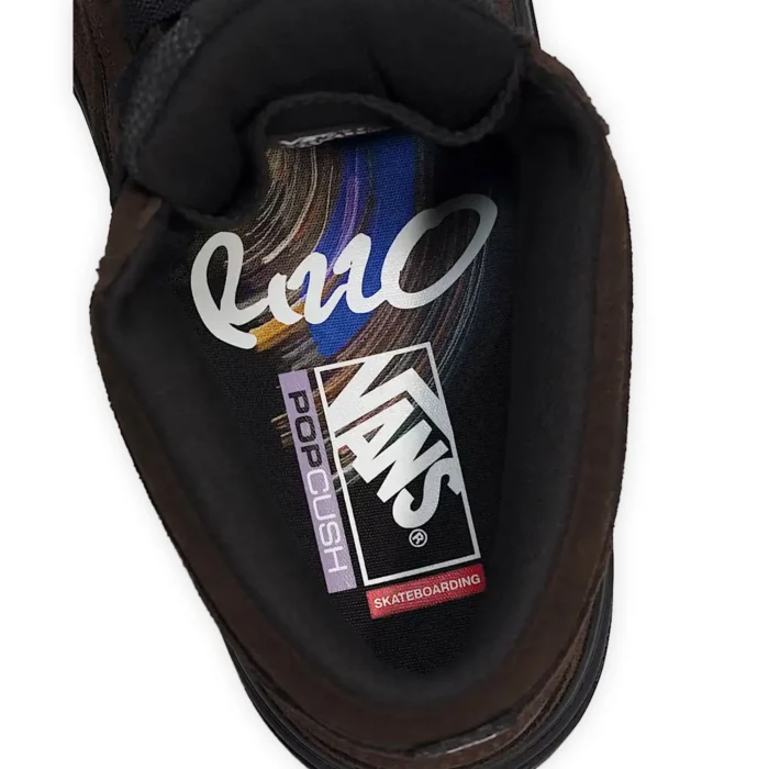 VANS SKATE HALF CAB WAFFLECUP SHOES RIZZO BROWN BLACK - Εικόνα 6
