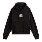 VANS STRETCH LOGO HOODIE BLACK WHITE - Εικόνα 3