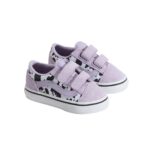 VANS TODDLER OLD SKOOL V SHOES COW SOFT PURPLE - Image 2