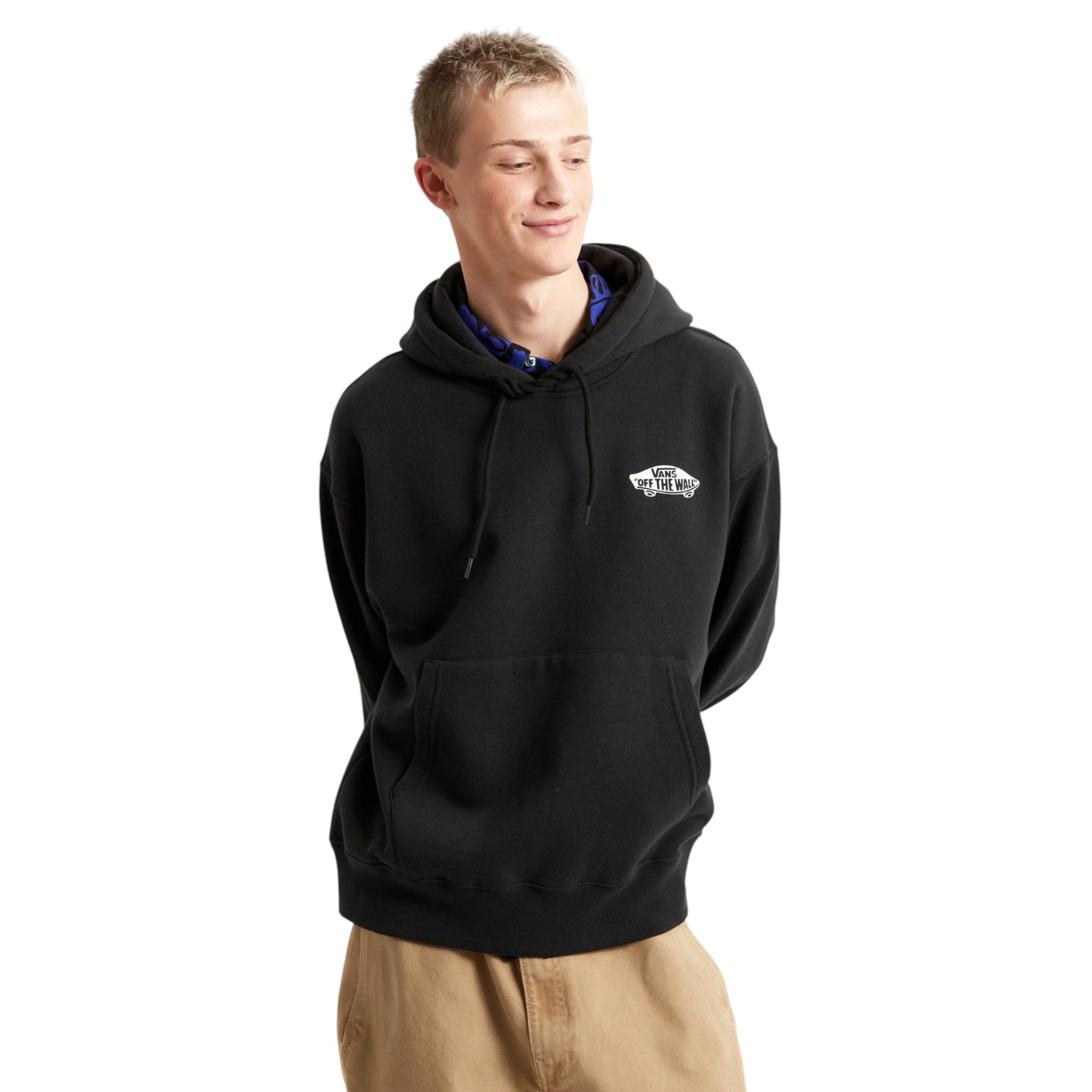 e575d498c4f345feab6d3eed85bf7a7f-Photoroom VANS DOUBLE STANDARD HOODIE BLACK WHITE - Εικόνα 1