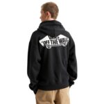 VANS DOUBLE STANDARD HOODIE BLACK WHITE - Εικόνα 2