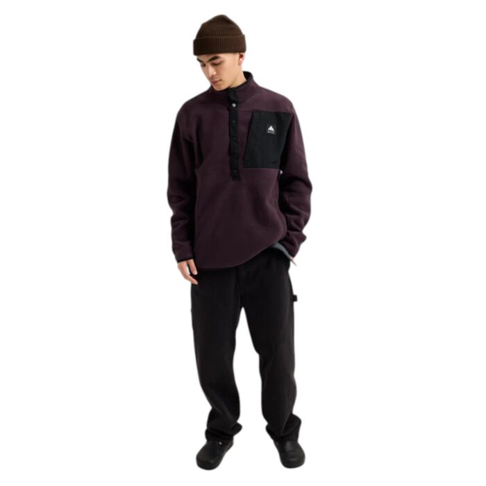 BURTON CINDER FLEECE PULLOVER BEAR HUG BROWN - Εικόνα 3