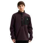 BURTON CINDER FLEECE PULLOVER BEAR HUG BROWN