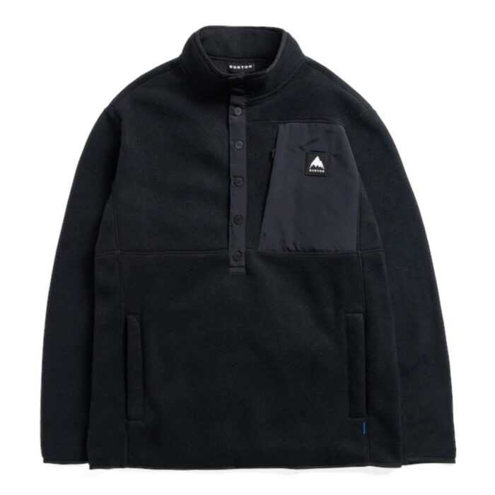 BURTON CINDER FLEECE PULLOVER TRUE BLACK - Εικόνα 3