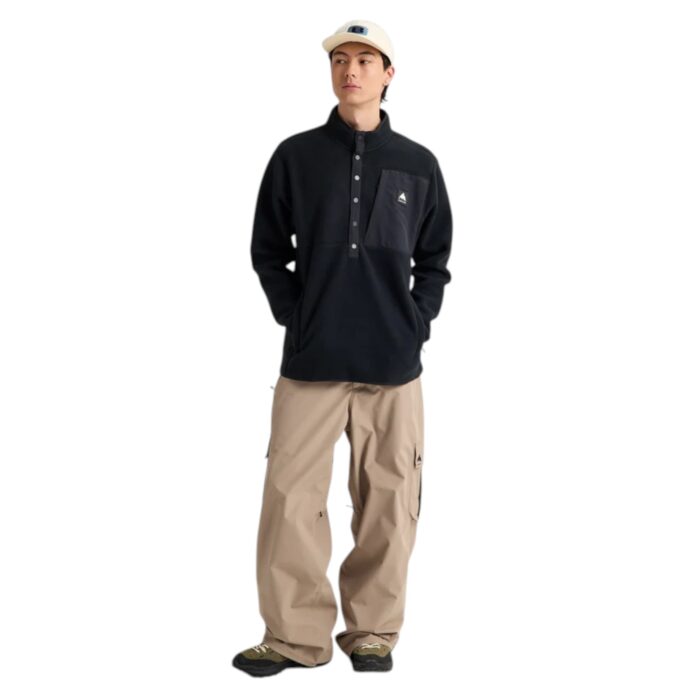 BURTON CINDER FLEECE PULLOVER TRUE BLACK - Εικόνα 5