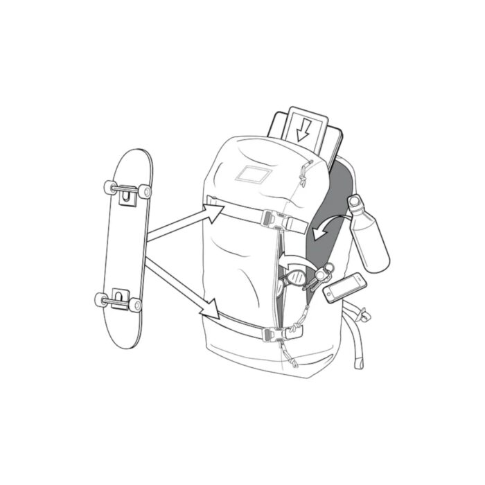 BURTON KILO 2.0 BACKPACK SEERSUCKER CAMO - Εικόνα 3