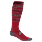 BURTON PERFORMANCE LIGHTWEIGHT 2 PACK SNOW SOCKS GERANIUM RED - Image 2