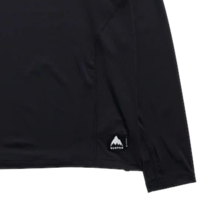 BURTON SYNTHETIC LIGHTWEIGHT BASE LAYER CREWNECK TRUE BLACK - Image 3
