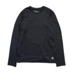 BURTON SYNTHETIC MIDWEIGHT BASE LAYER CREW TRUE BLACK