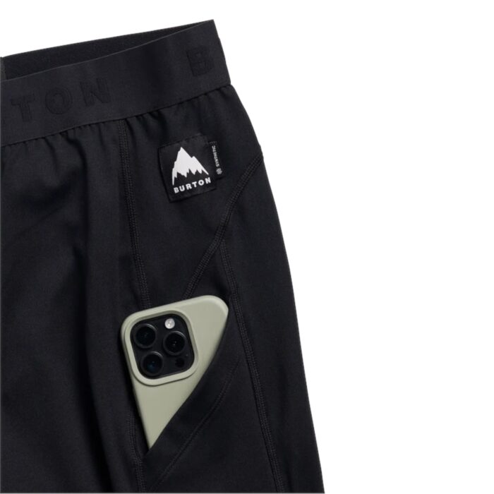 BURTON SYNTHETIC MIDWEIGHT BASE LAYER PANT BLACK - Image 4