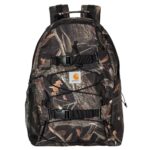 CARHARTT KICKFLIP BACKPACK CAMO FEATHER TREE BLACK