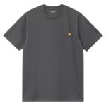 CARHARTT WIP AMERICAN SCRIPT T-SHIRT GRAPHITE