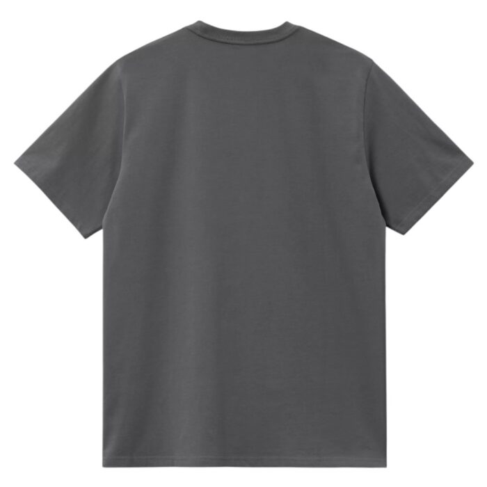 CARHARTT WIP AMERICAN SCRIPT T-SHIRT GRAPHITE - Εικόνα 2