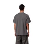 CARHARTT WIP AMERICAN SCRIPT T-SHIRT GRAPHITE - Εικόνα 4