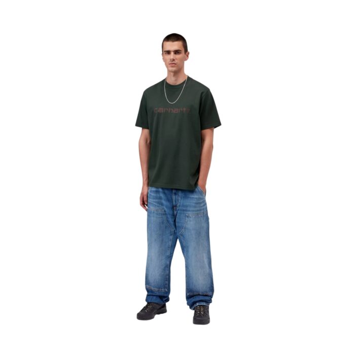 CARHARTT WIP AMERICAN SCRIPT T-SHIRT RAVEN - Εικόνα 5