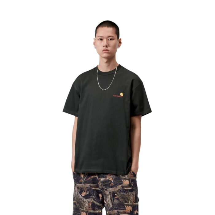 CARHARTT WIP AMERICAN SCRIPT T-SHIRT RAVEN - Εικόνα 3