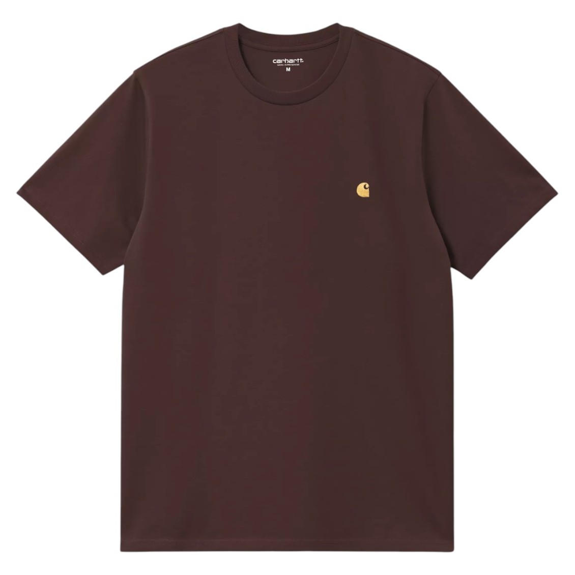 CARHARTT WIP CHASE T-SHIRT PALISANDER GOLD I026391-3XE-XX M L XL 39E 01 (1)-Photoroom CARHARTT WIP CHASE T-SHIRT PALISANDER GOLD - Εικόνα 1