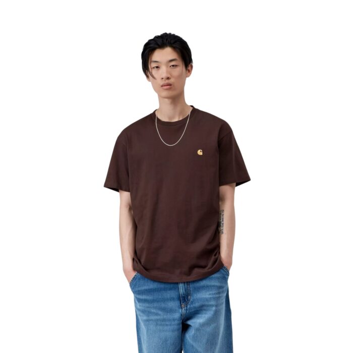 CARHARTT WIP CHASE T-SHIRT PALISANDER GOLD - Εικόνα 3